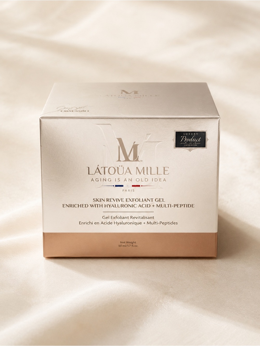 LATOUA MILLE
Skin Revive Exfoliant Gel Enriched w Hyaluronic Acid Multi-Peptide